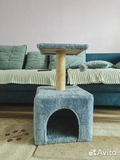 Когтеточка домик для кошки
