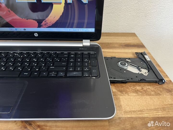 Тонкий игровой HP 4 ядра 8Gb SSD240 две видеокарты