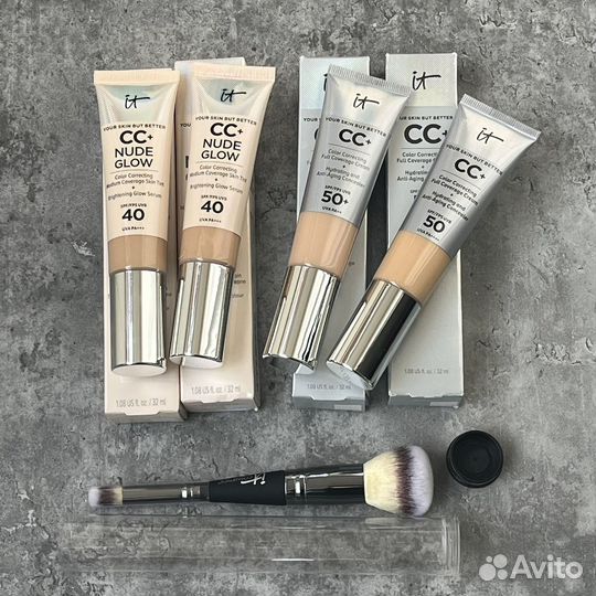 It cosmetics тональные средства, кисти