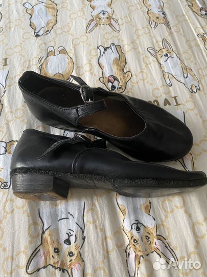 Туфли для танцев кожаные
