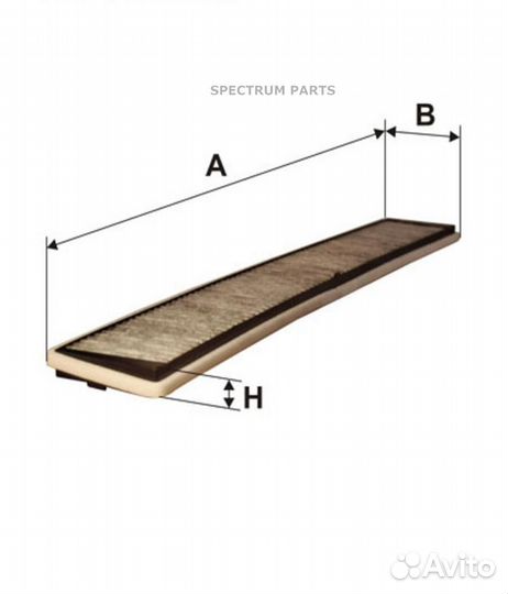 Фильтр салонный угольный K1136A filtron K1136A (K1