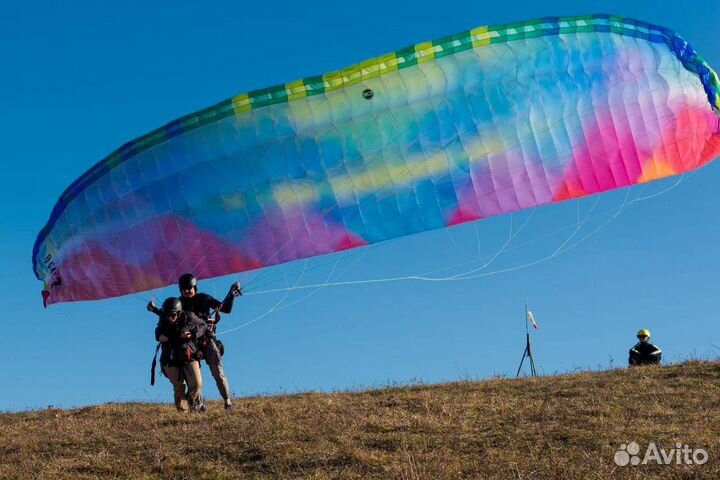 Полет на параплане-тандеме с инструктором
