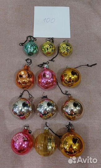 Елочные игрушки СССР