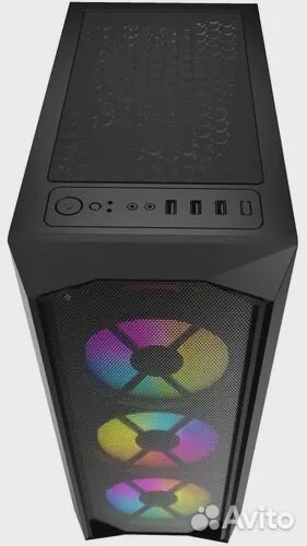 Корпус PowerCase Rhombus X3 Mesh LED