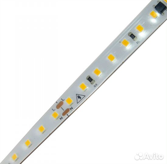 Светодиодная лента 220 вольт, белая, IP65