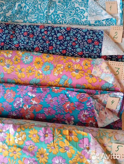 Отрез ткани хлопок СССР