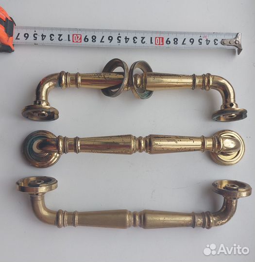 Ручки дверные бронза