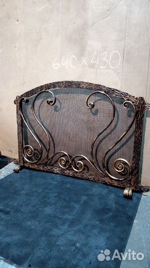Каминная решётка кованая