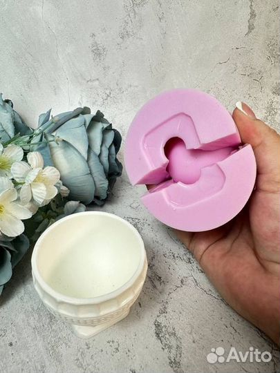 Силиконовая форма для гипса 