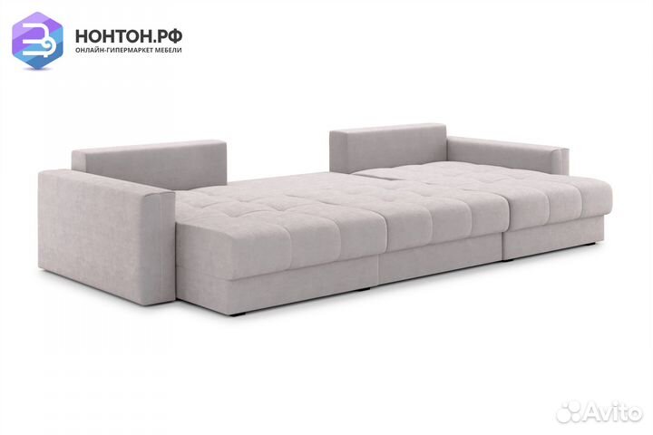 Диван п-образный тик-так Монарх М1O2 бежевый