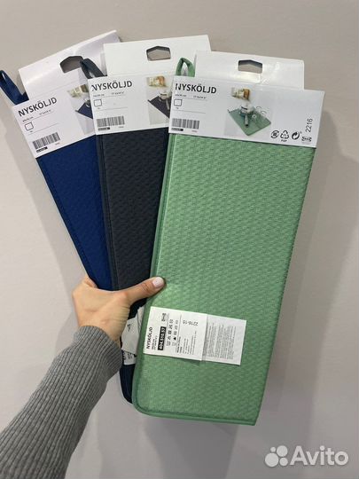 Полотенце Коврик для сушки посуды IKEA nyskoljd