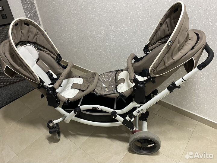 Коляска FD Design zoom для двойни, погодок, 2в1