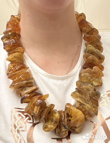 Бусы из янтаря