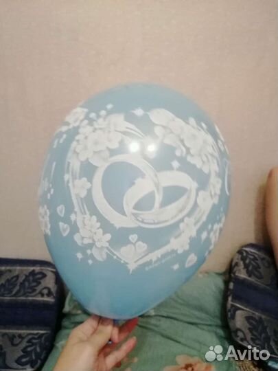 Воздушные шарики на свадьбу