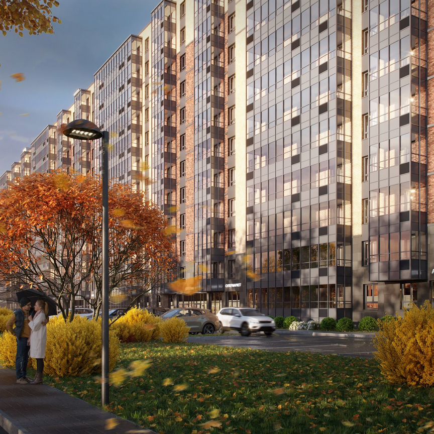 2-к. квартира, 57,7 м², 9/12 эт.