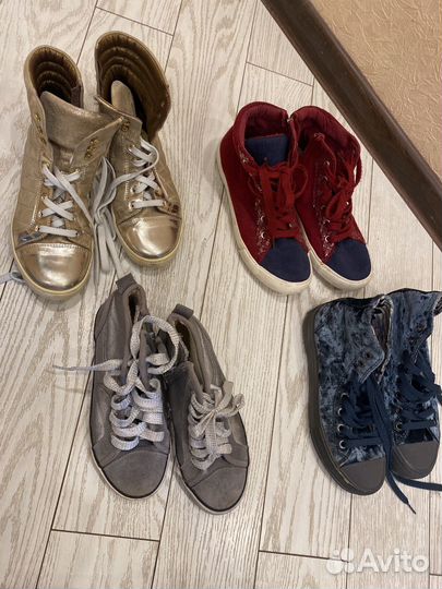 Кеды для девочки от 33 до 36 размера