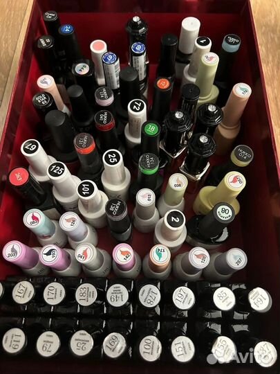 Набор гель лаков бу