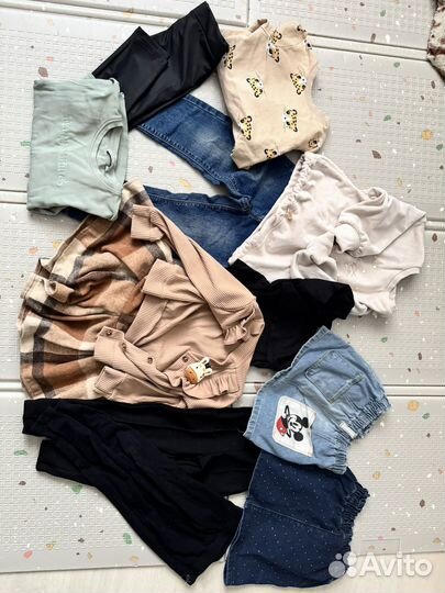Вещи пакетом на девочку 98-104
