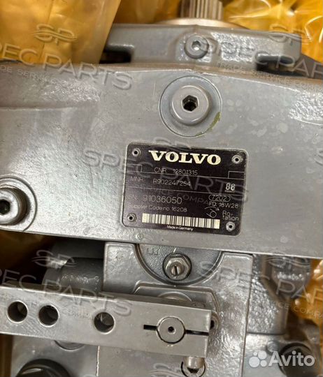 Тандем насос Volvo A4VG71HW+A10VG45EZ+azpf-011