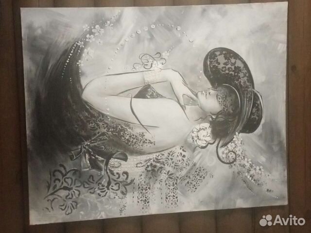 Картина маслом на холсте большая