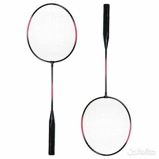 Бадминтон 2 ракетки в чехле, сталь арт.1057 01033