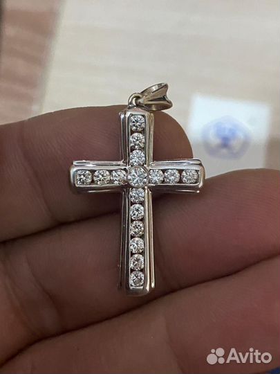 Золотой кулон подвеска с бриллиантами