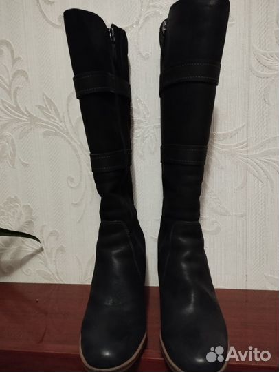 Зимние женские сапоги 38 натуральная кожа