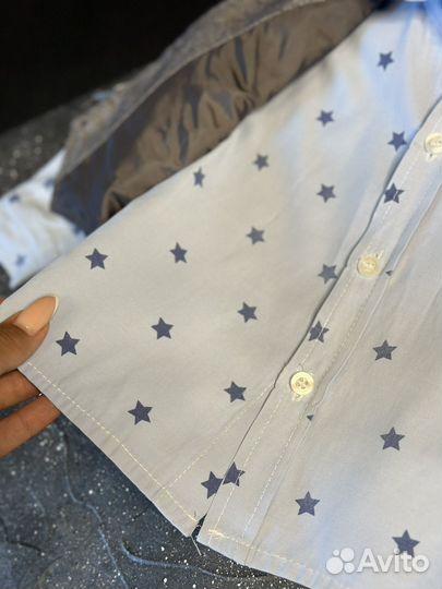 Рубашка с жилеткой на мальчика 90см