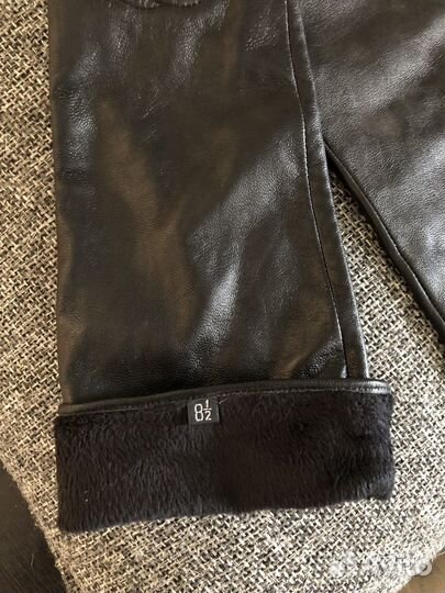 Перчатки длинные кожанные Гуччи