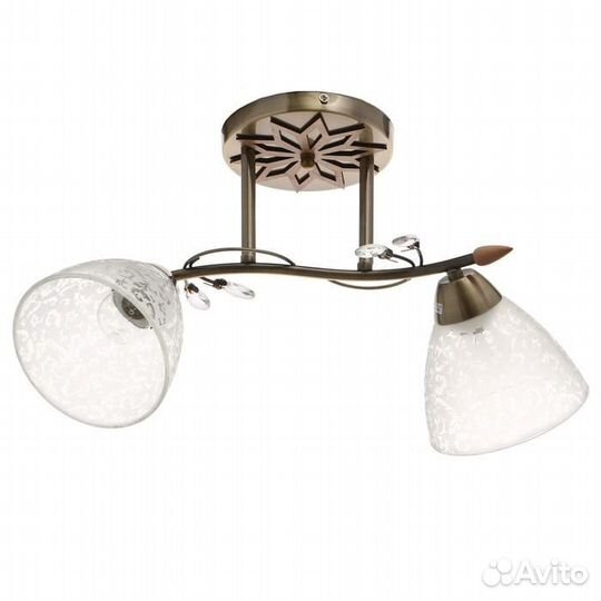 Люстра 'Фриони' 2 лампы 40Вт Е27 античная бронза 4