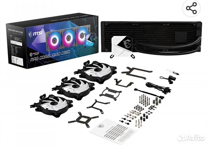 Систем.охлажден.процессора MSI MAG CoreLiquid C360