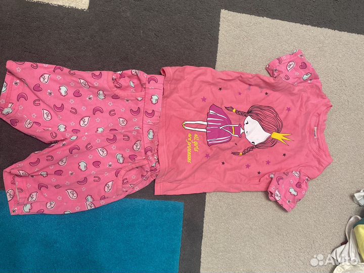 Пижамы для девочек бу 86-92
