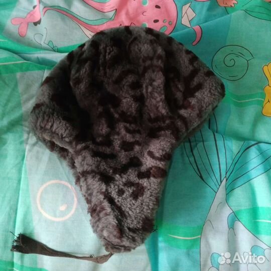 Шапка-ушанка детская на завязках (4-6 лет)