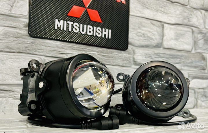 Лазерные противотуманки Mitsubishi BI-LED lazer