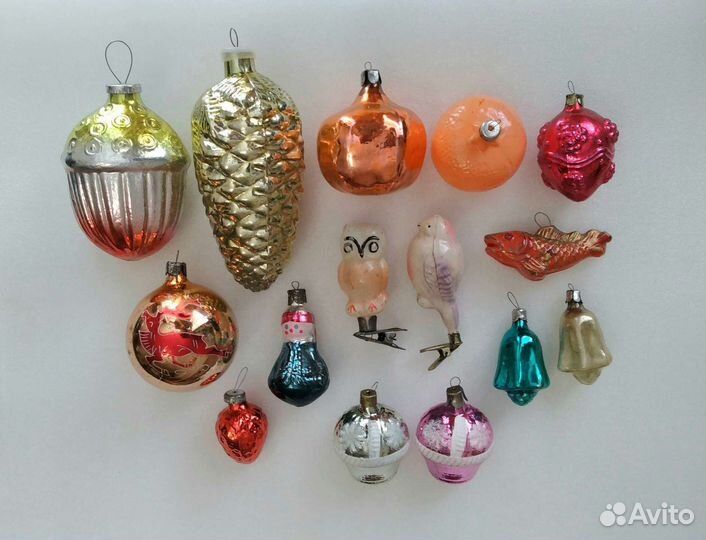 Елочные игрушки СССР