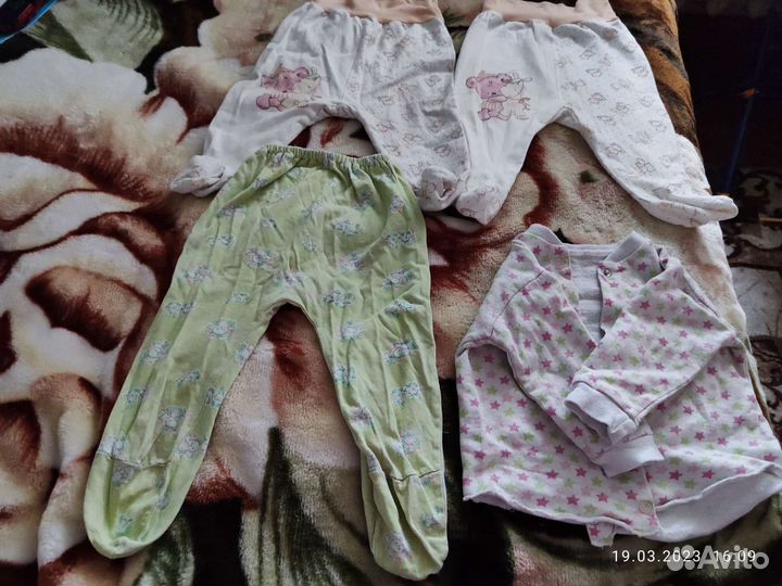 Детские вещи пакетом на девочку от 0 до года