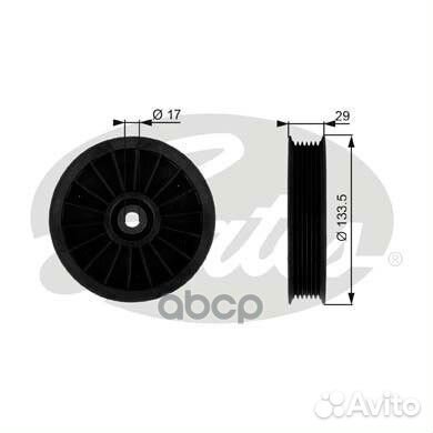 T38034 ролик натяжной приводного ремня Chrysle