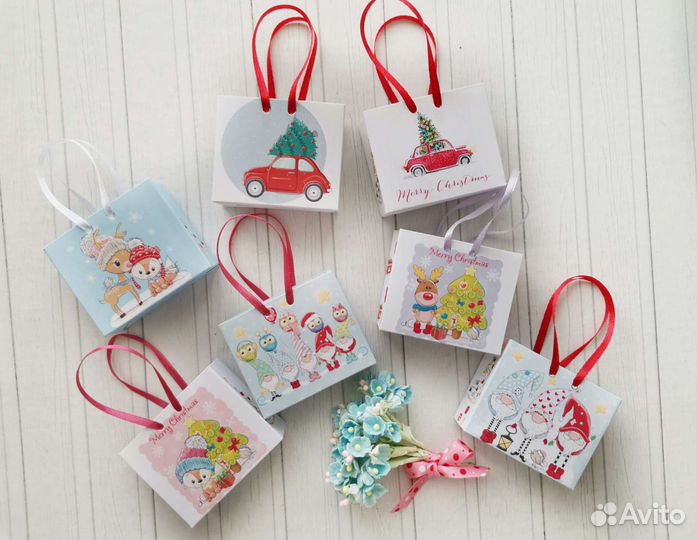 Мини пакетики для кукол и игрушек Новый год