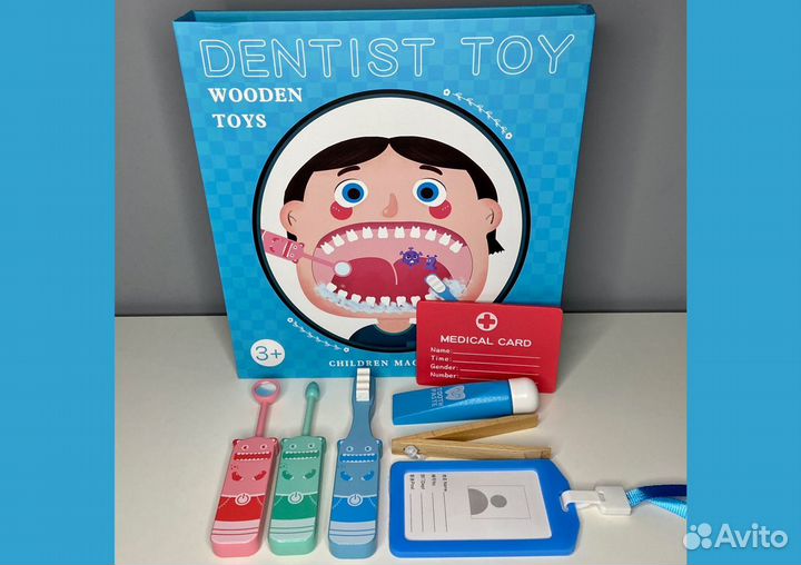 Детский набор-книга доктора/стоматолога, новый