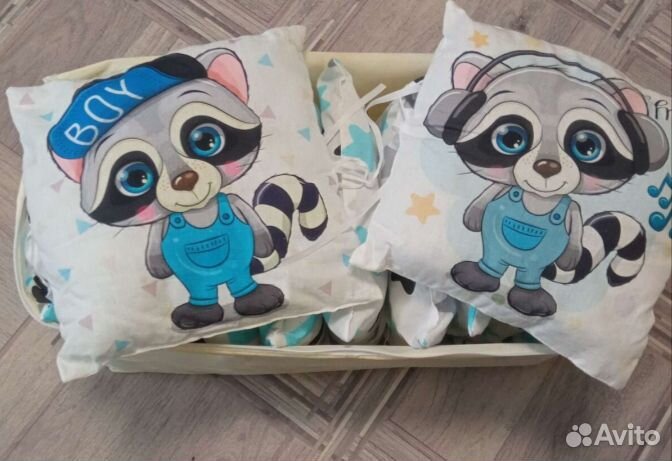 Бортики на детскую кроватку новые