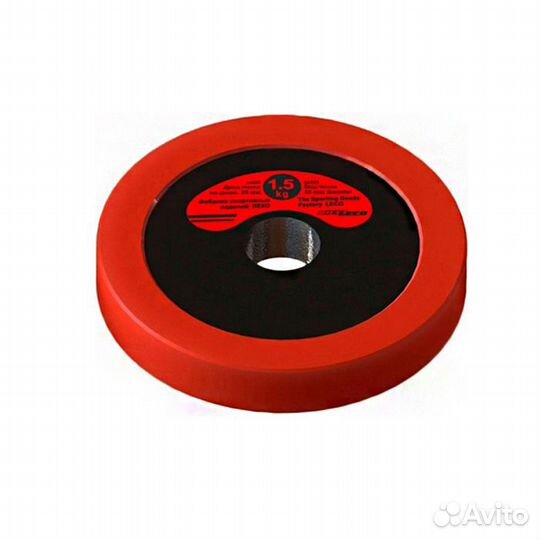 Диск блин утяжелитель 1.5кг для штанги гантели 25м