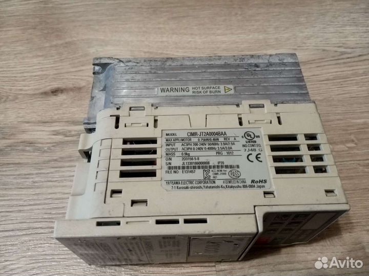Частотный преобразователь Yaskawa 220В 0,4квт