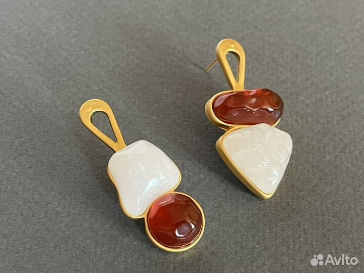 Серьги ассиметричные