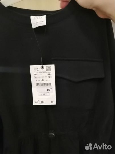 Платье новое Zara для девочки 140