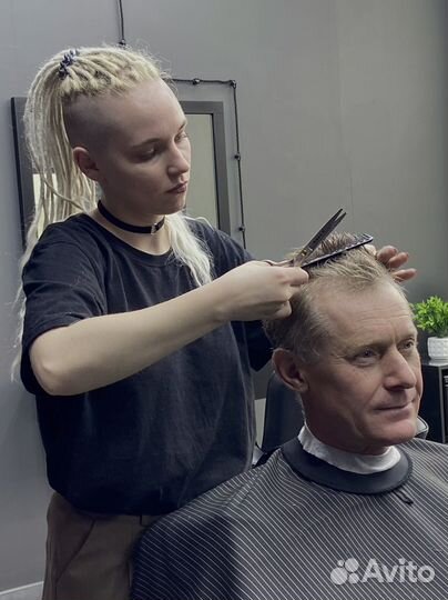 Модель на мужскую стрижку