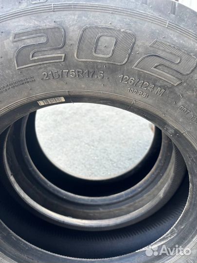 Шина грузовая 215/75 R17.5 Кама NF 202 Рулевая 126