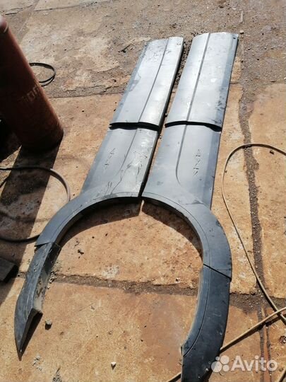 Пластиковые накладки на chevrolet niva bertone