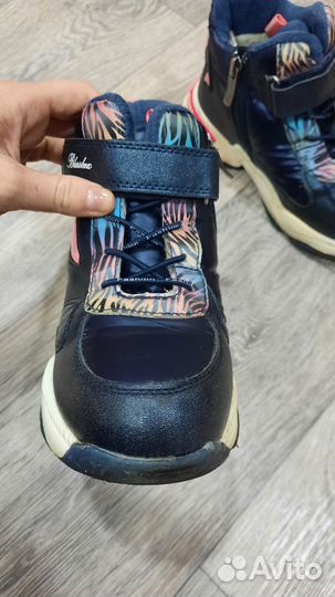 Зимние ботинки дутики для девочки 32 р blessbox