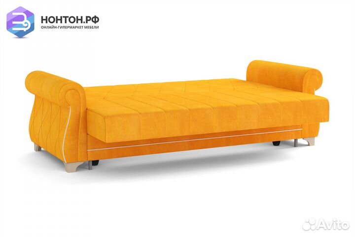 Диван книжка Порто М горчичный