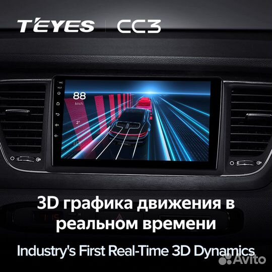 Магнитола Teyes CC3 6/128 Kia Carnival
